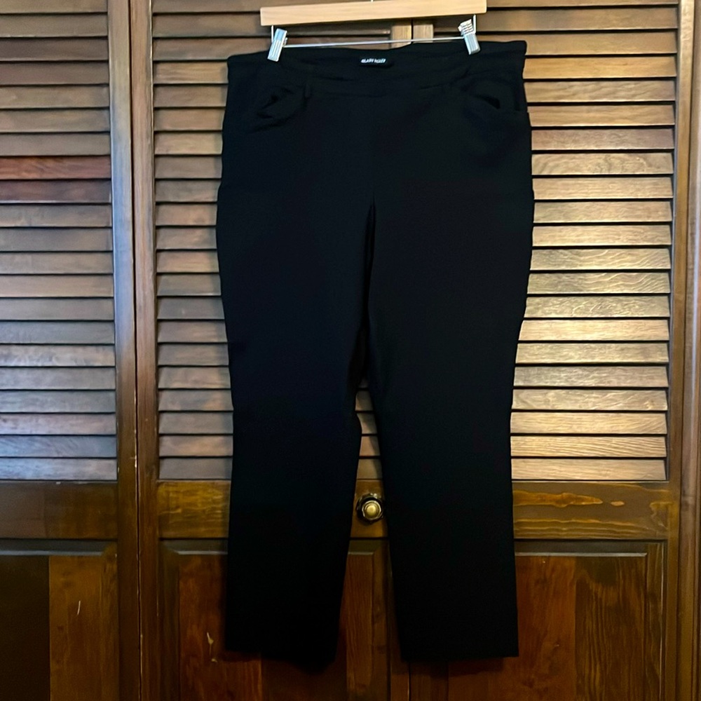 Hilary Radley Ponte Pants. Black. Size XXL